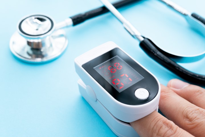 photo of pulse oximeter